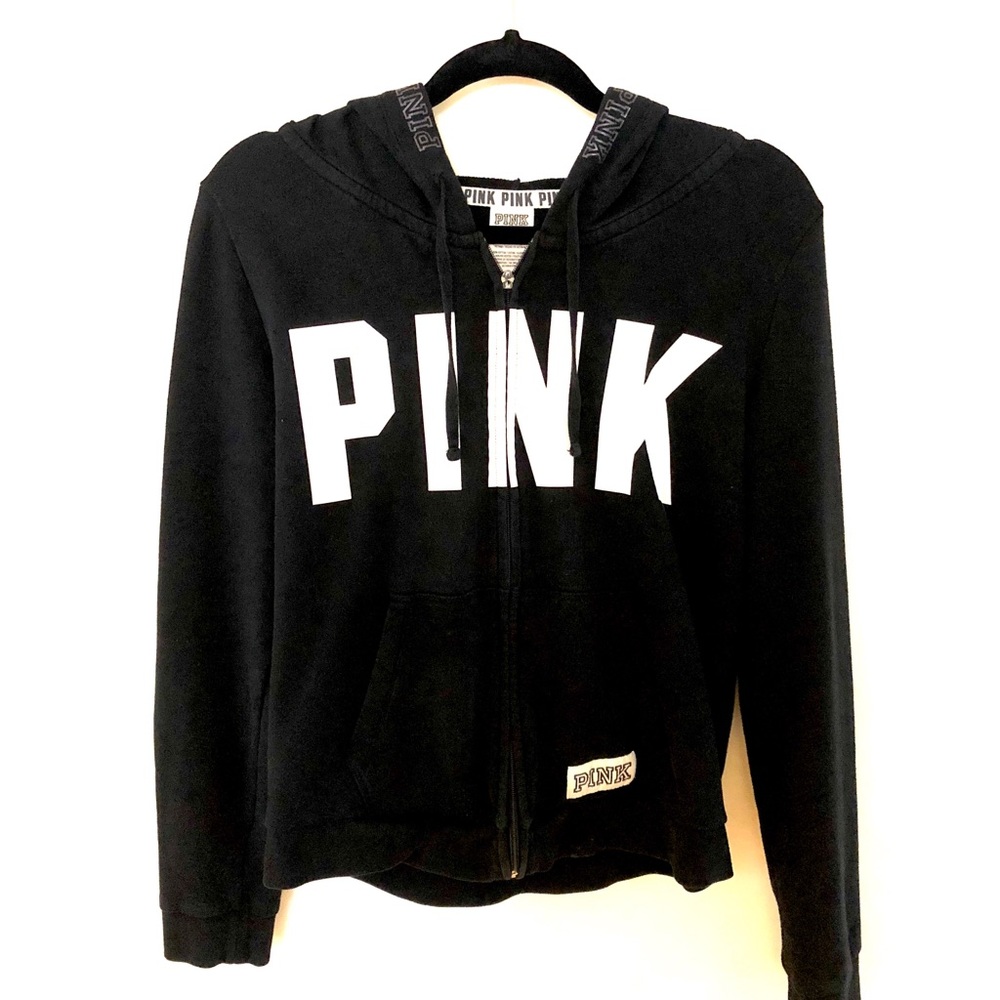 Cute Back PINK Logo Jacket❤️